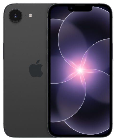 iPhone 17e in black